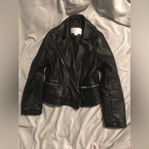 Kids Leather Jacket - Size Small